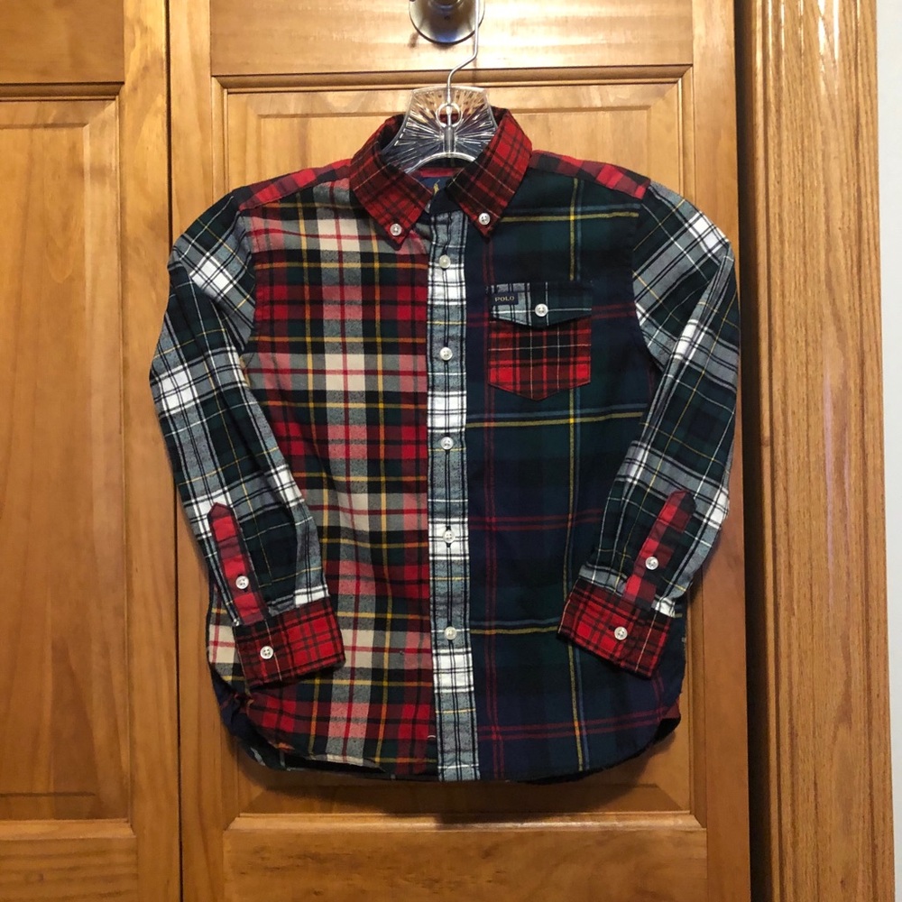 Boy’s Plaid Polo Ralph Lauren Shirt